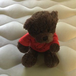 Gund Teddy Bear Let God Work Red T Shirt Plush Toy